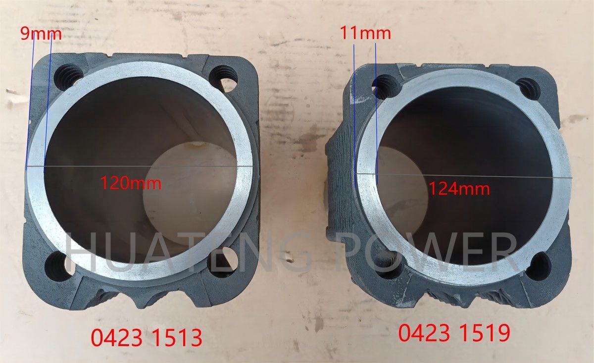 Air Cooling Cylinder Liner FL913 Engine Parts Sleeves Flange Diameter120 mm 04231515 04159098 for Deutz